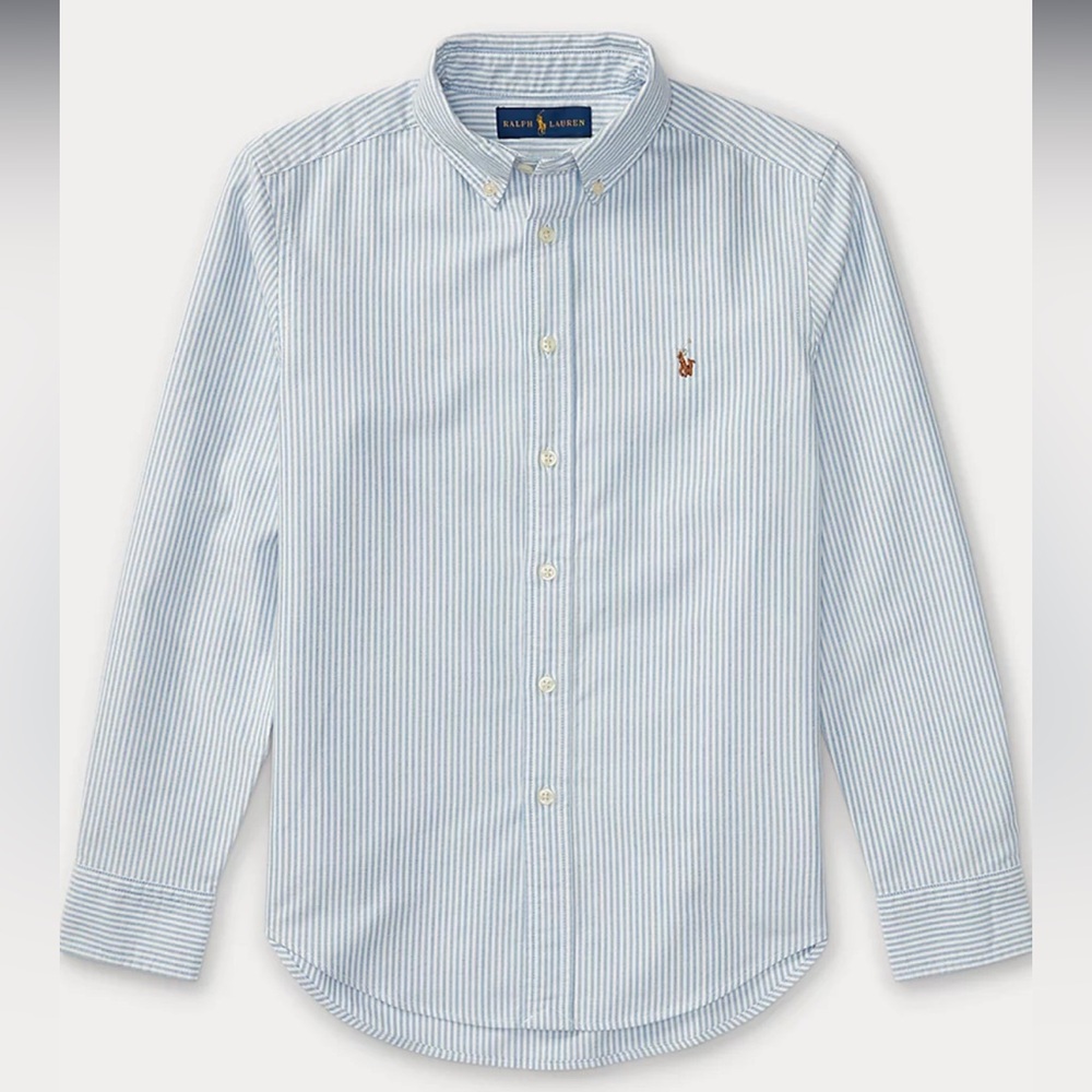 Polo Ralph Lauren Vintage Striped Button-Down - Classic Style, Size Boys 16